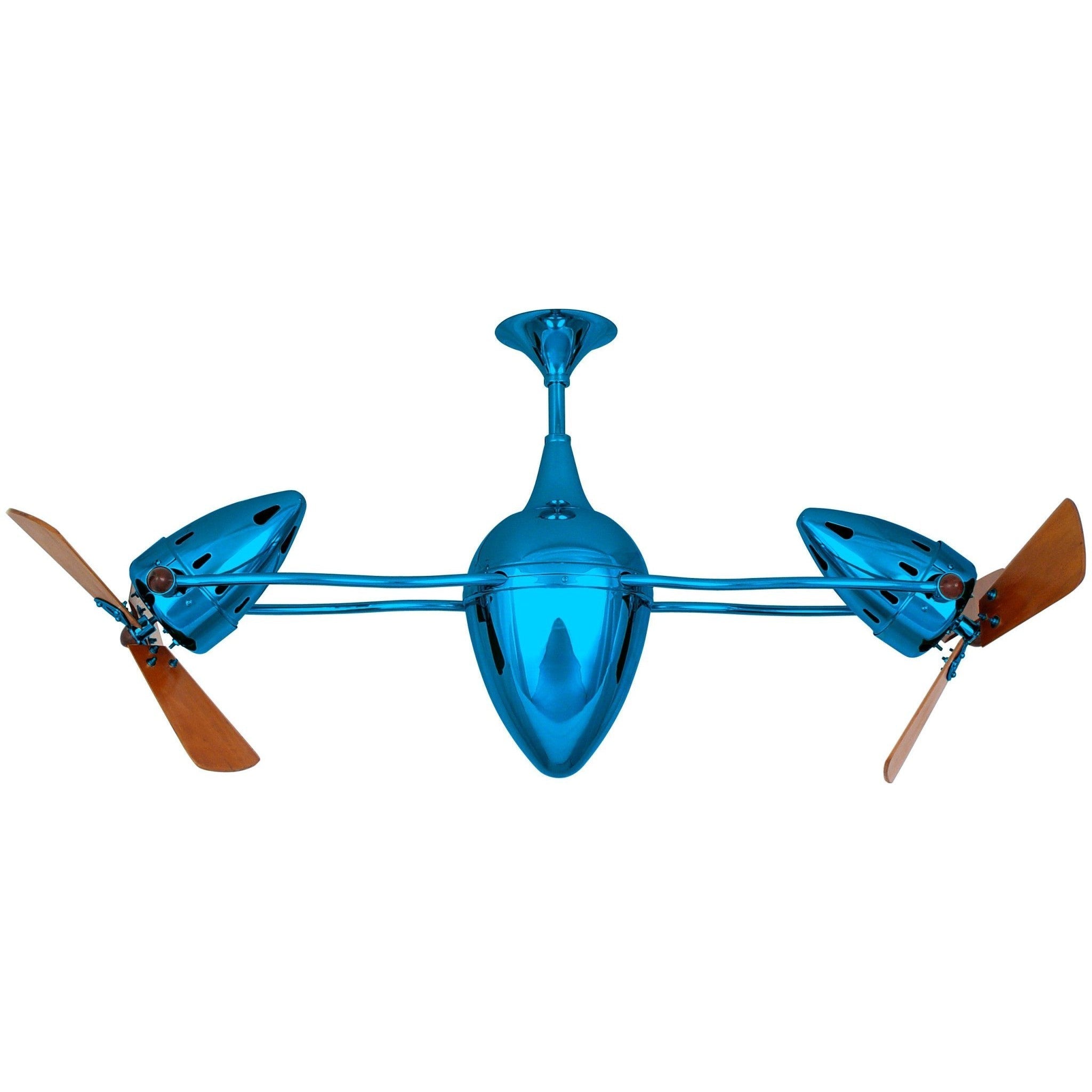 Ar Ruthiane Dual Rotational Ceiling Fan - Wood Blades - Image 22