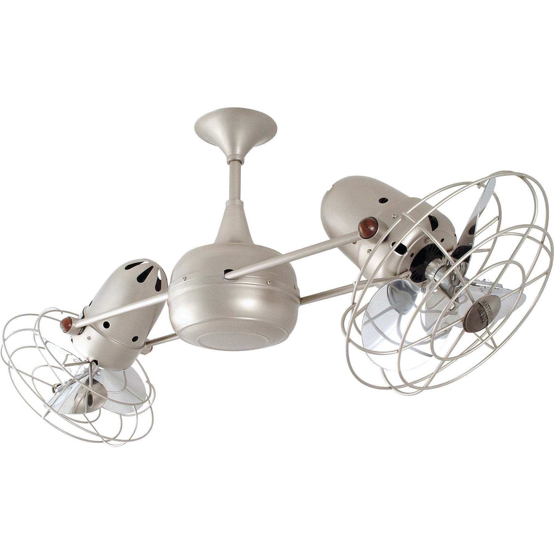 Duplo Dinamico Dual Ceiling Fan - Metal Blades - Image 2