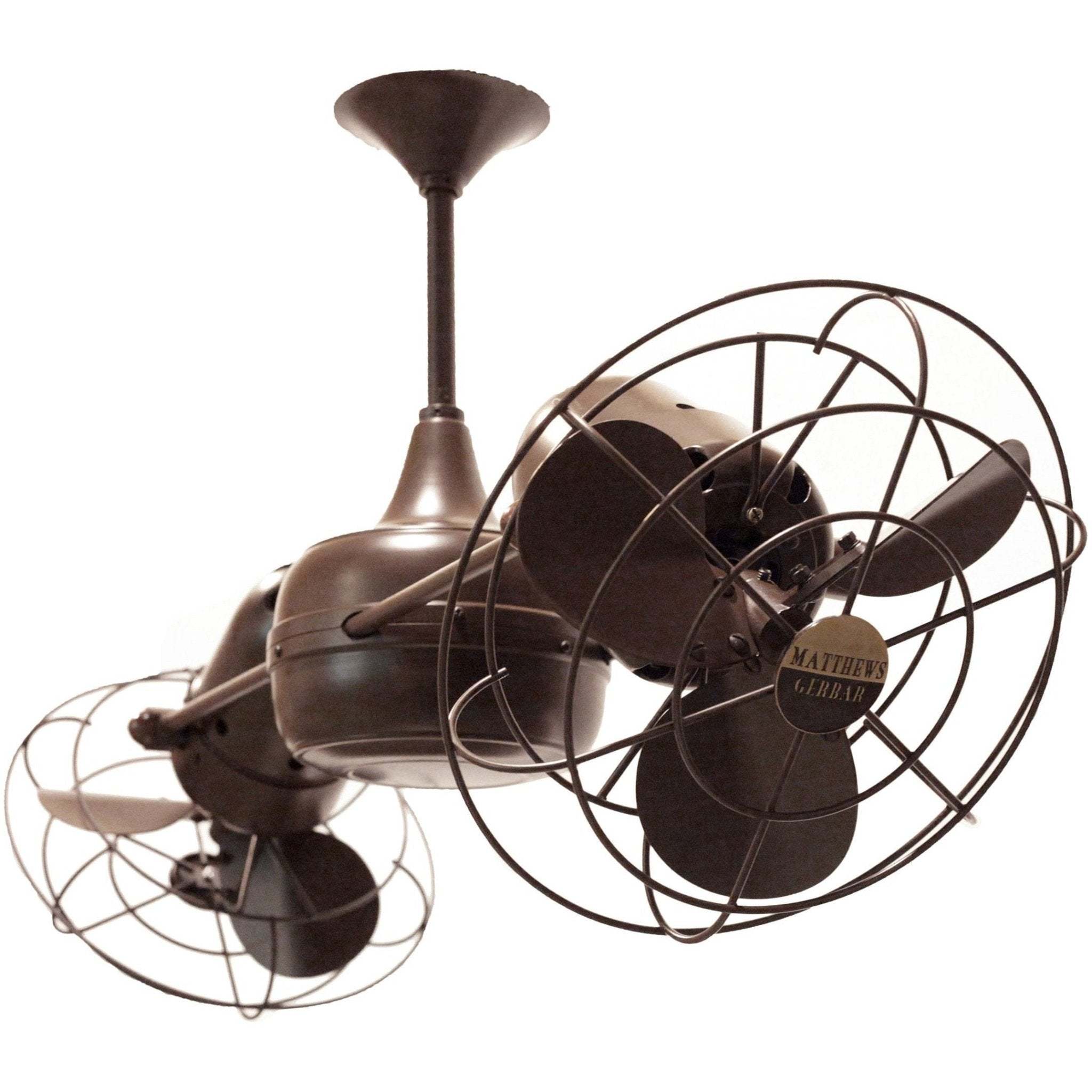 Duplo Dinamico Dual Ceiling Fan - Metal Blades - Image 5