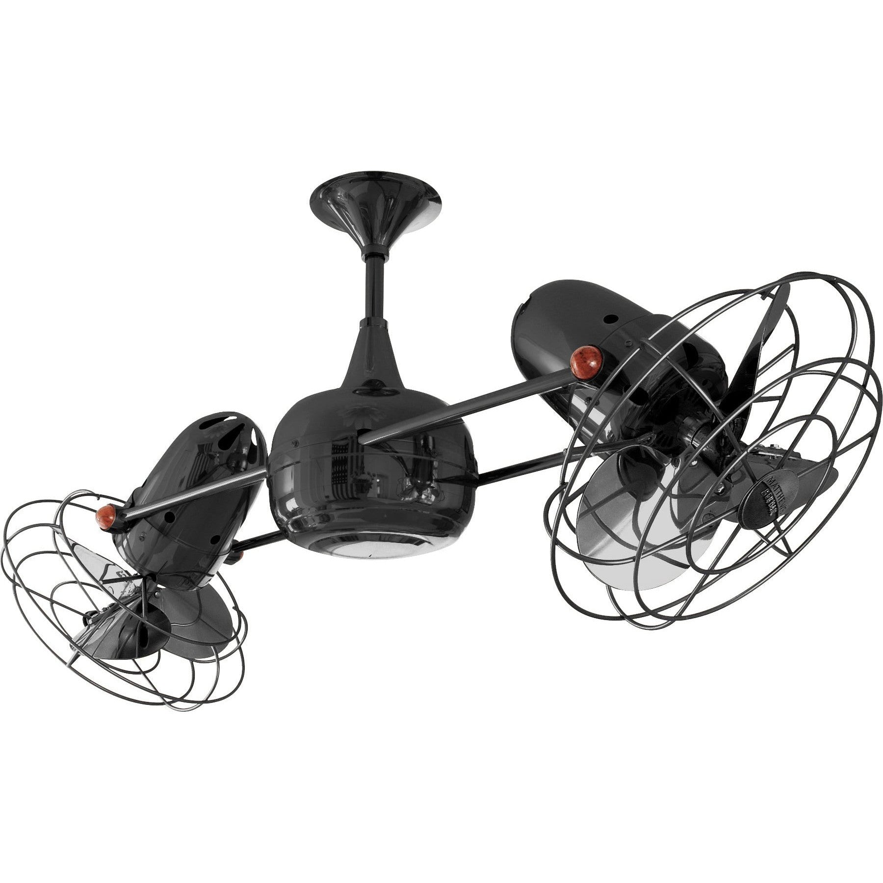 Duplo Dinamico Dual Ceiling Fan - Metal Blades - Image 25