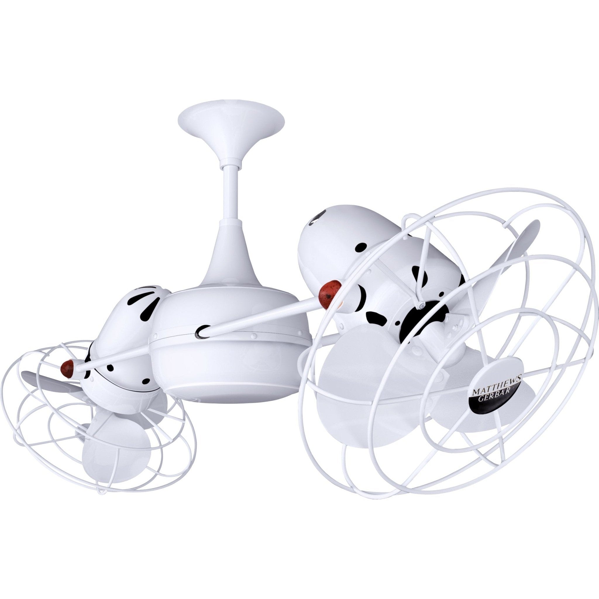 Duplo Dinamico Dual Ceiling Fan - Metal Blades - Image 24