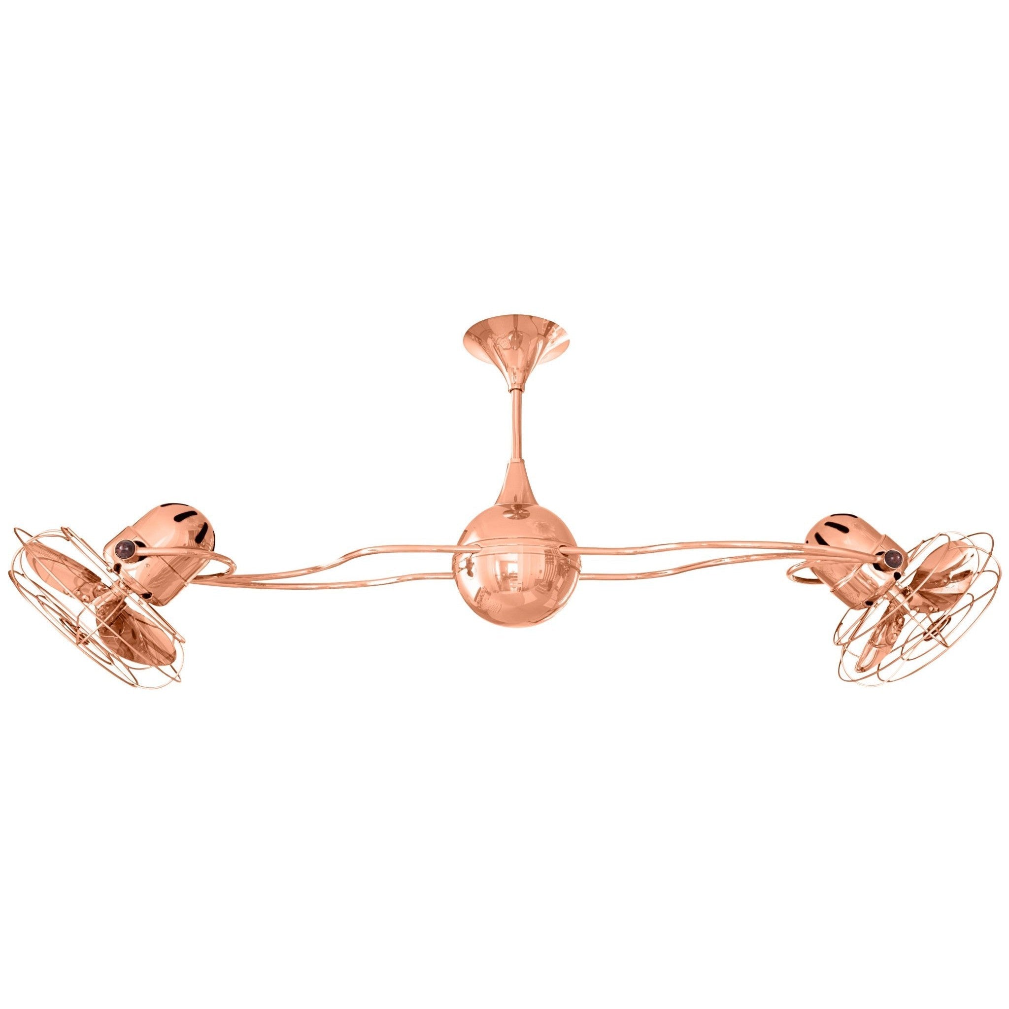 Italo Ventania Rotational Dual Ceiling Fan - Metal Blades - Image 14