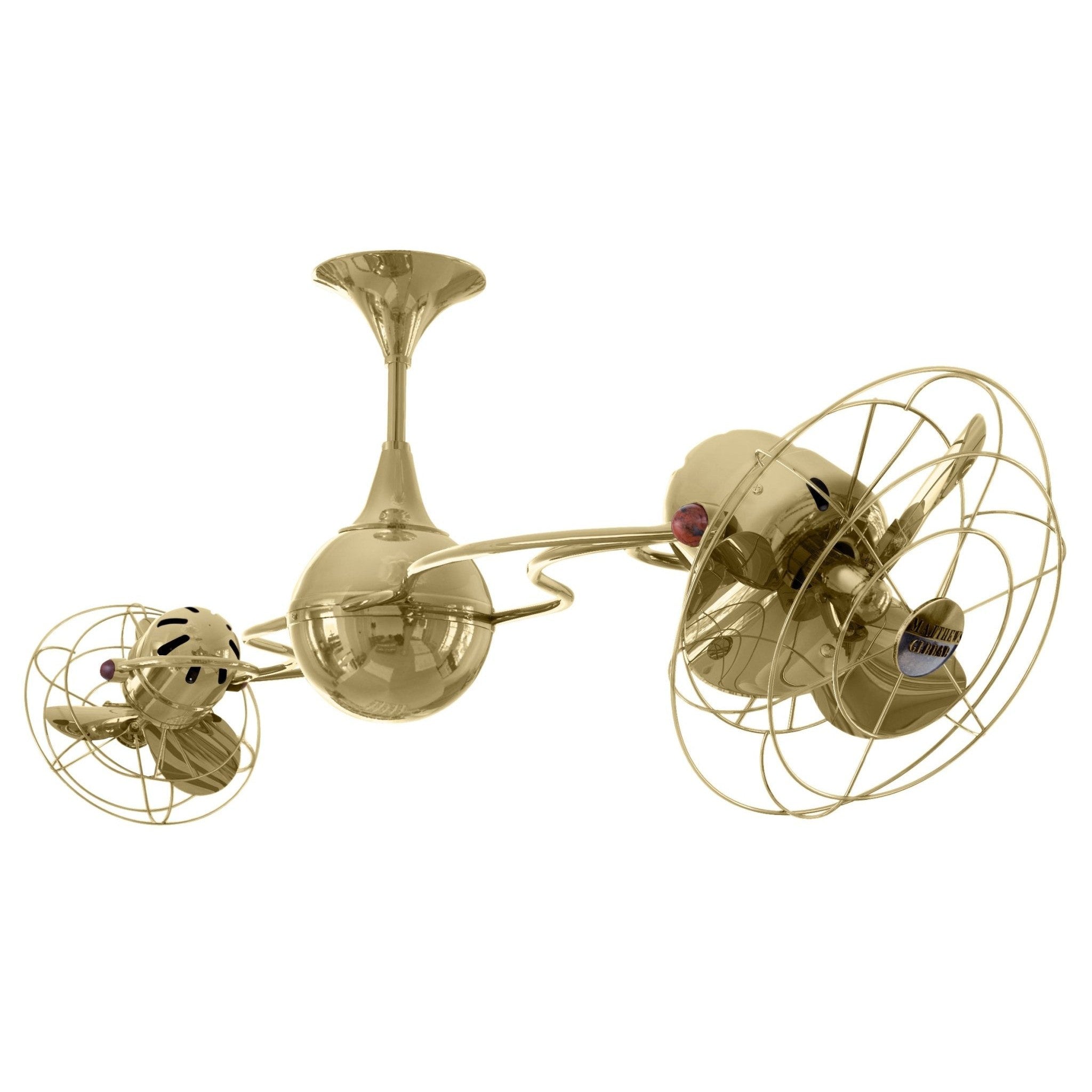 Italo Ventania Rotational Dual Ceiling Fan - Metal Blades - Image 17