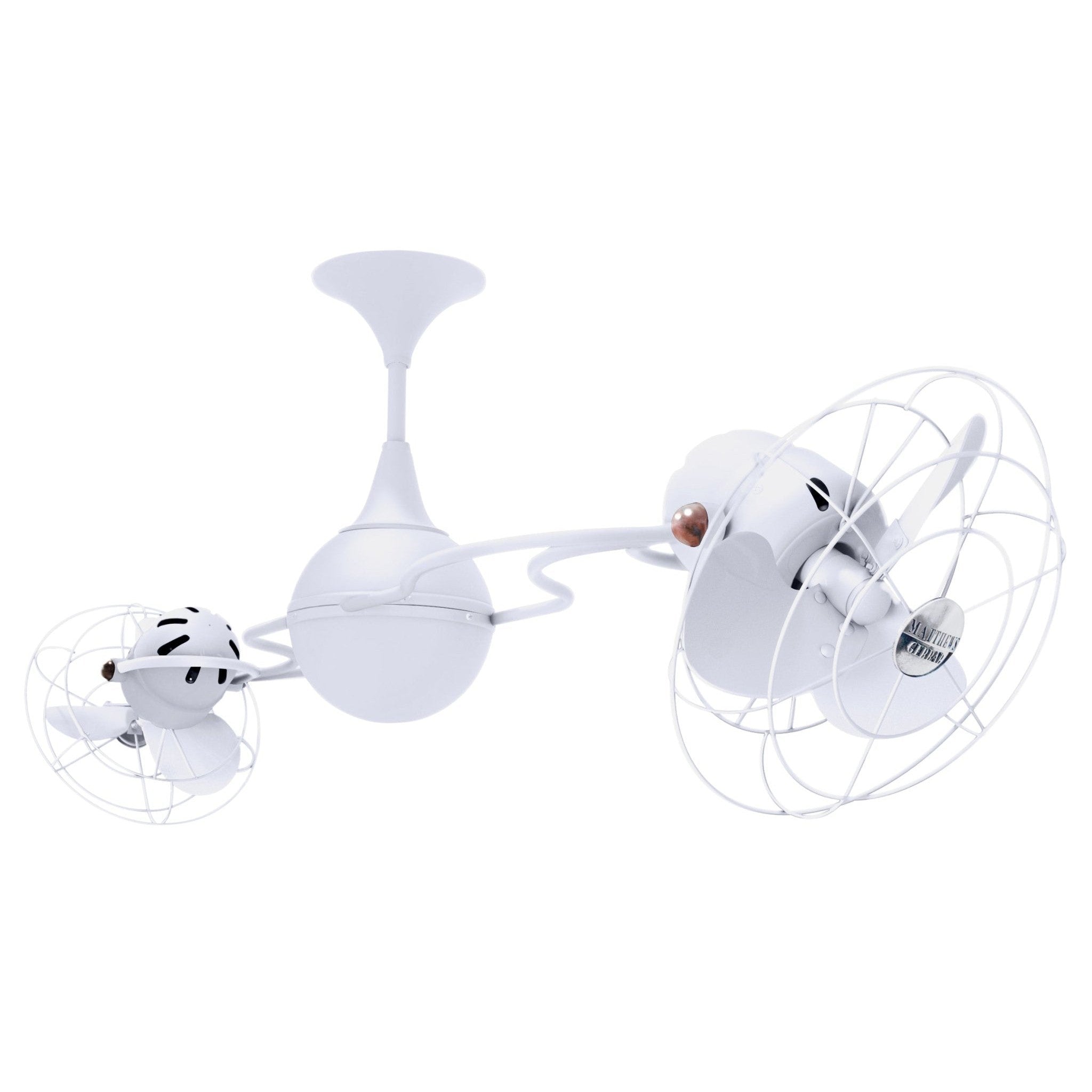 Italo Ventania Rotational Dual Ceiling Fan - Metal Blades - Image 18