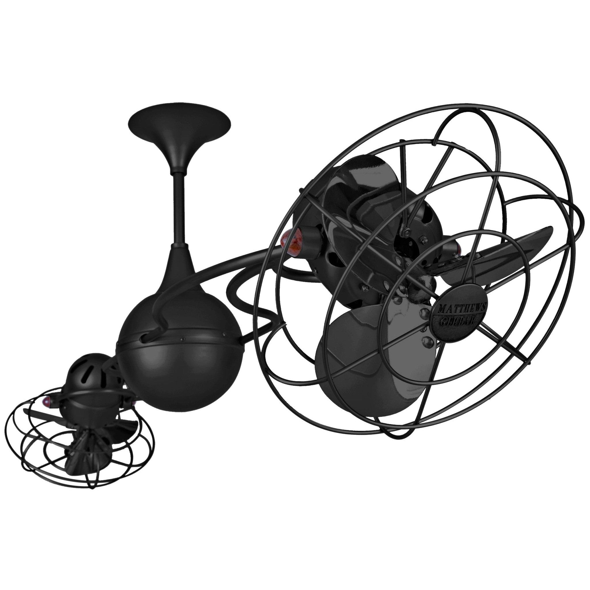 Italo Ventania Rotational Dual Ceiling Fan - Metal Blades - Image 10