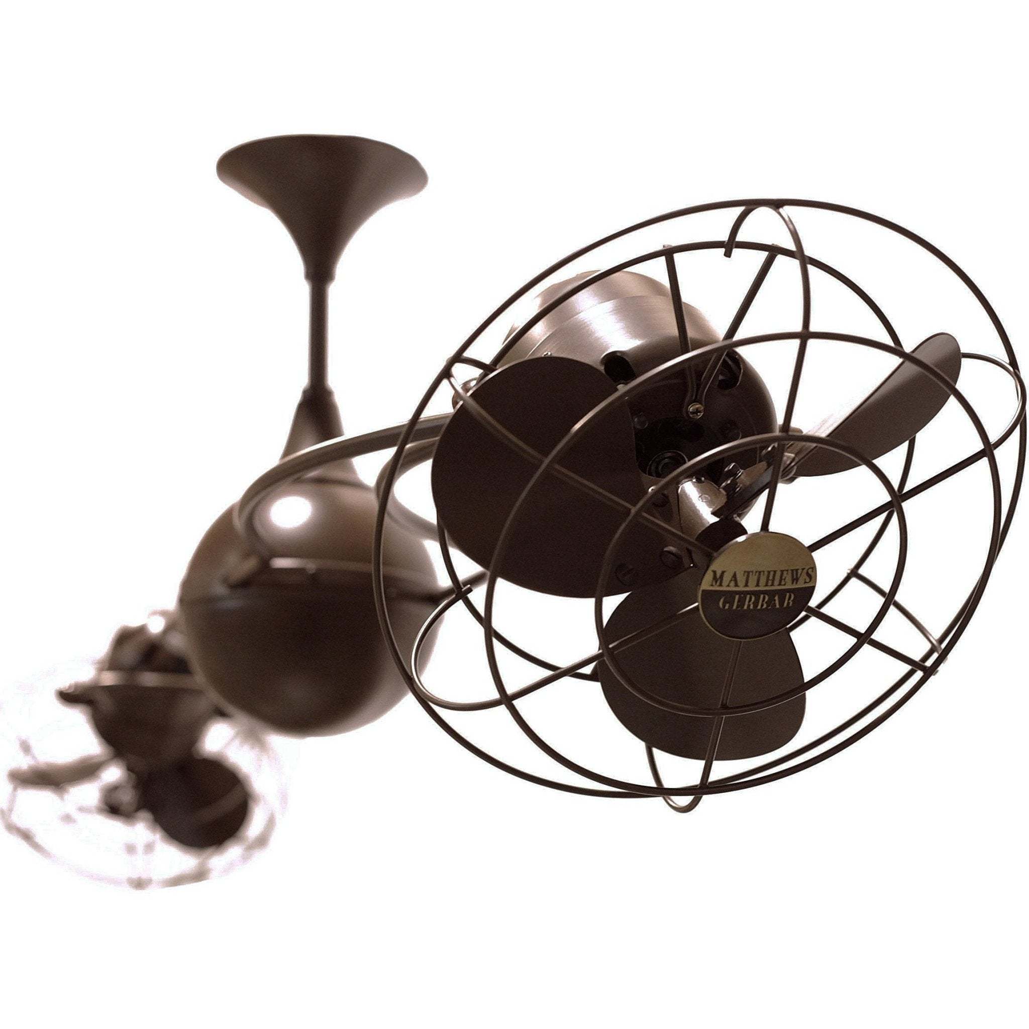 Italo Ventania Rotational Dual Ceiling Fan - Metal Blades - Image 3