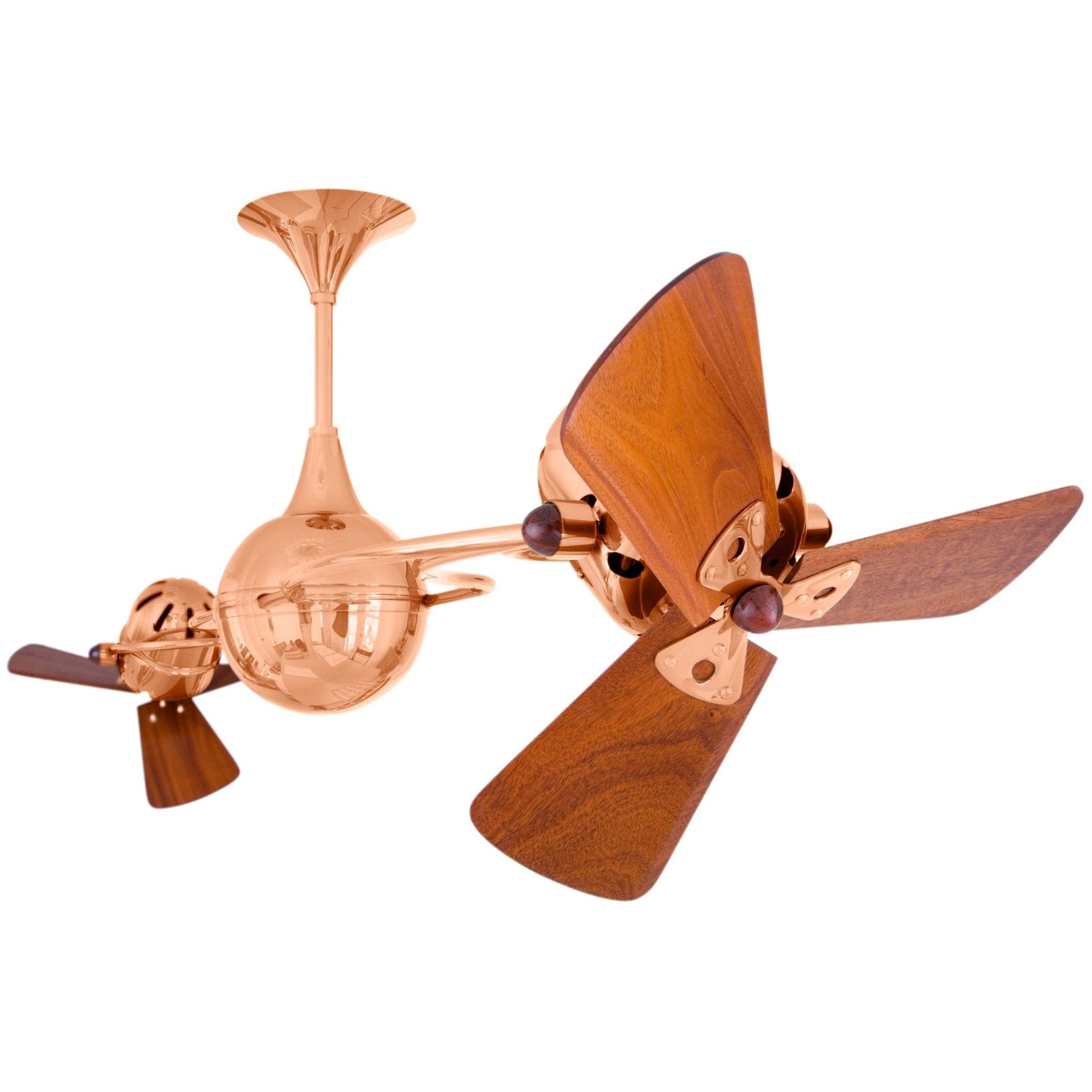 Italo Ventania Rotational Dual Ceiling Fan - Wood Blades - Image 14