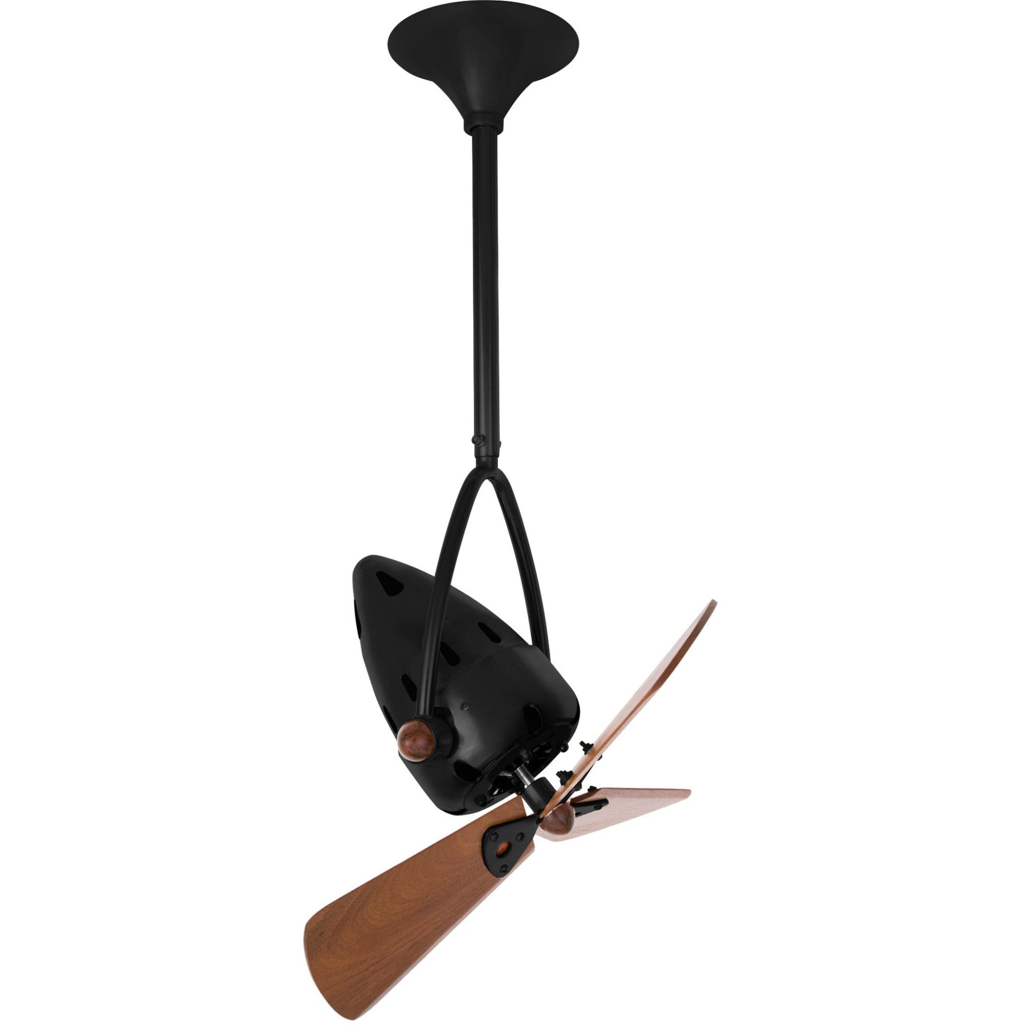 Jarold Direcional Ceiling Fan - Wood Blades - Image 5