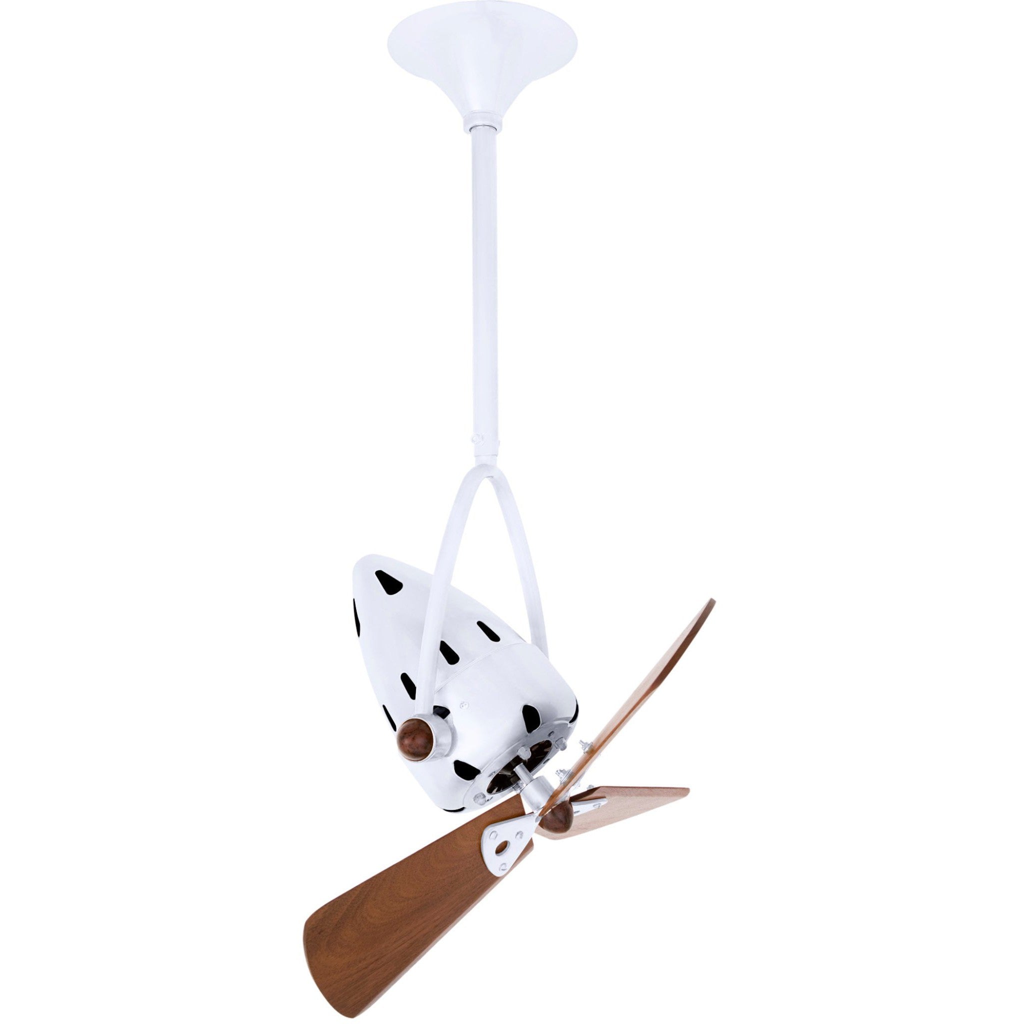 Jarold Direcional Ceiling Fan - Wood Blades - Image 11