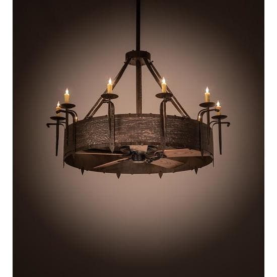 Meyda Tiffany 56" Wide Costello 10 Light Chandel-Air Ceiling Fan - 199196 - Image 1