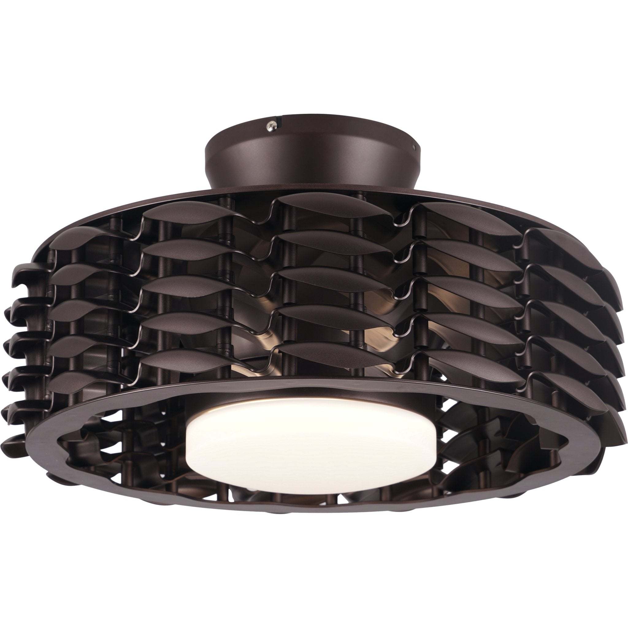 Oceano Bladeless Ceiling Fan, 6 Speeds with Dimmable LED Light - 23 Inch - Image 1