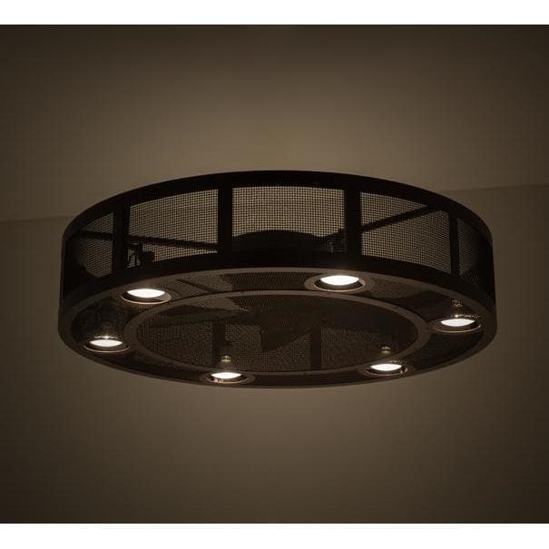 Meyda Tiffany 48"W Paloma Golpe Chandel-Air Ceiling Fan - 168359