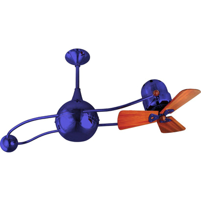 Brisa Rotational Ceiling Fan - Wood Blades - 40" / Light Blue