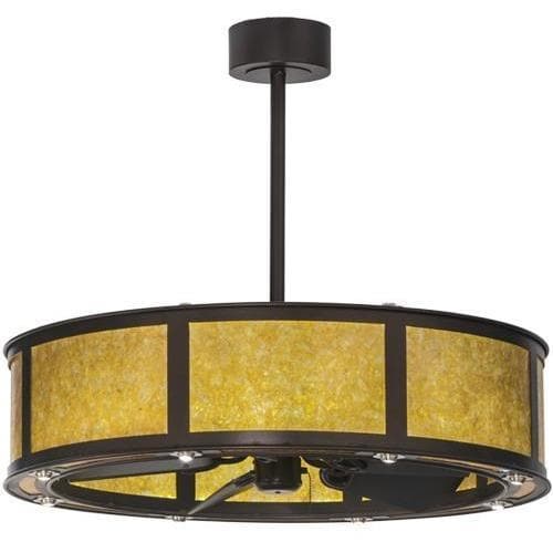 Meyda Tiffany 36.5"W Smythe Craftsman Chandel-Air Ceiling Fan - 149288 - Image 1