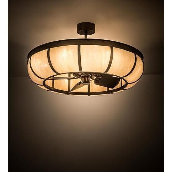 Meyda Tiffany 44"W Prime Dome Chandel-Air Ceiling Fan - 191998 - Image 1
