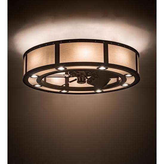 Meyda Tiffany 45" Wide Smythe Craftsman Chandel-Air Ceiling Fan - 197676 - Image 1