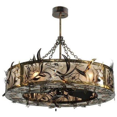 Meyda Tiffany 45"W Lady Slipper Chandel-Air Ceiling Fan - 110240