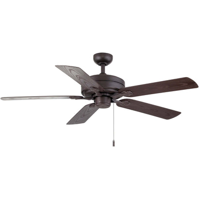 Wind River Courtyard Ceiling Fan - Textured Brown / No Light