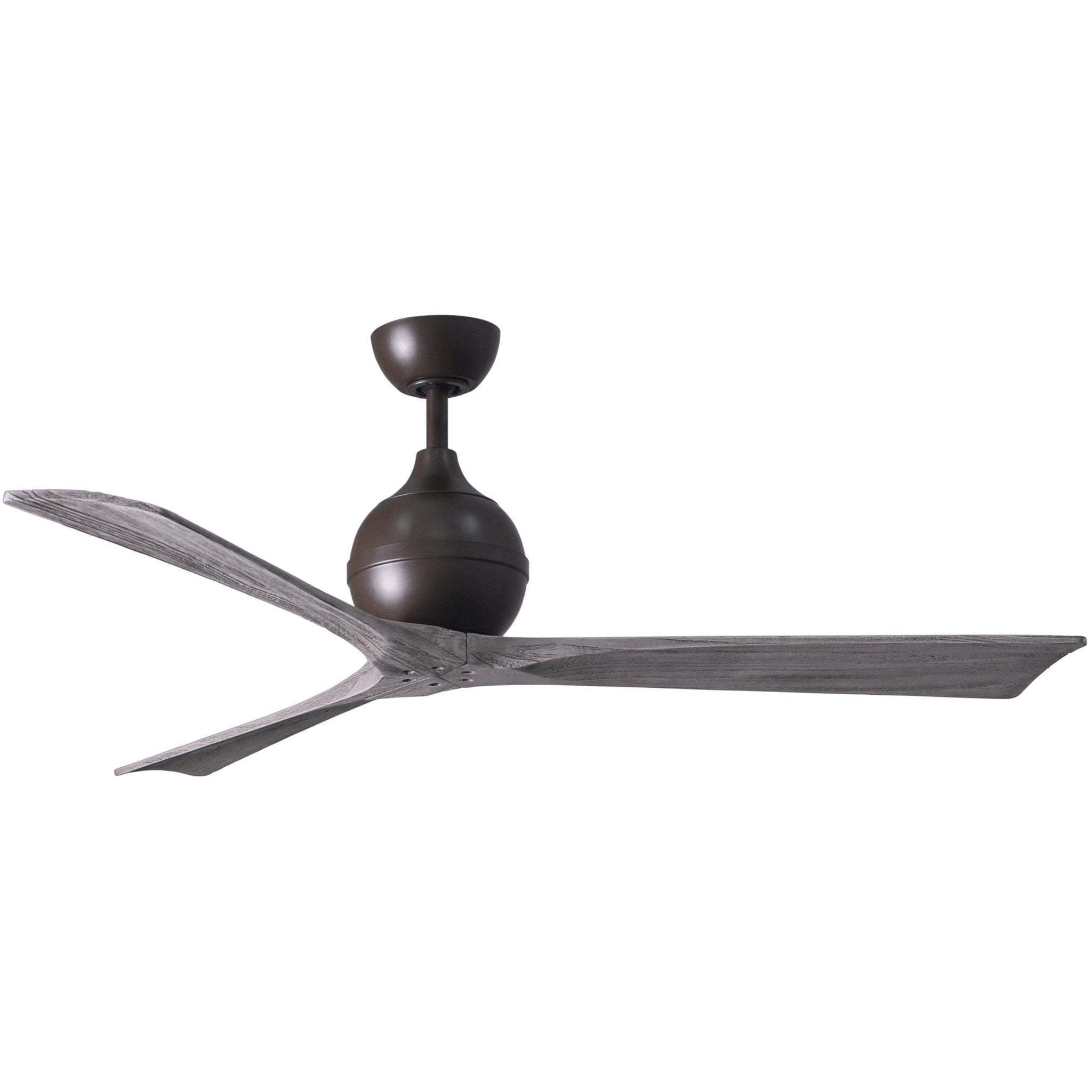 Shown in 60" in Textured Bronze and Barnwood Tone Blades