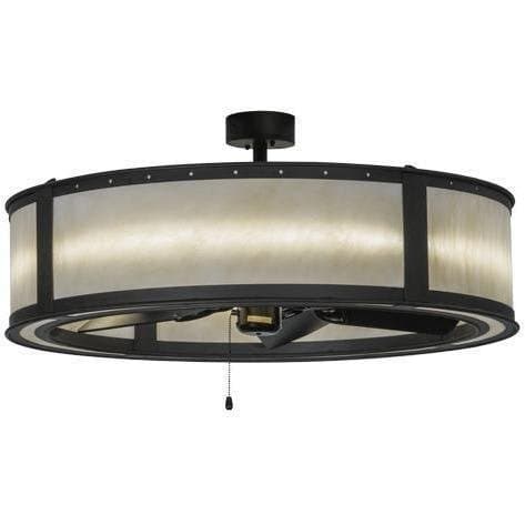 Meyda Tiffany 36.5"W Smythe Craftsman Chandel-Air Ceiling Fan - 143992