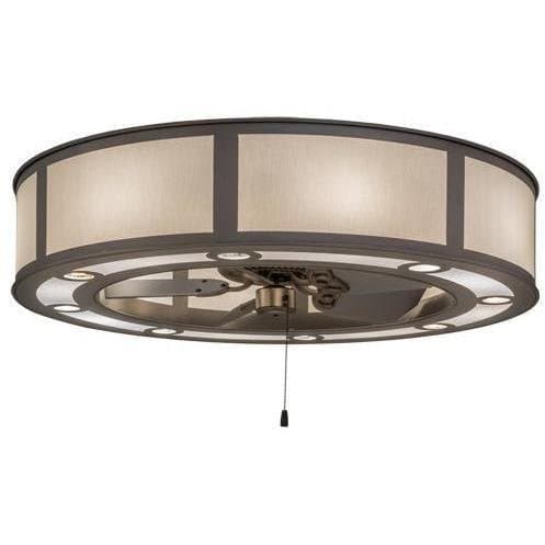 Meyda Tiffany 45"W Smythe Craftsman Chandel-Air Ceiling Fan - 161547